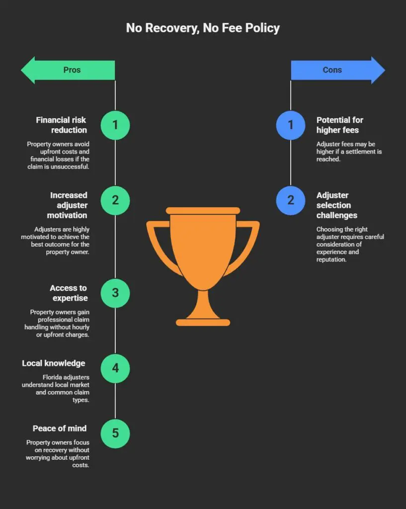 No Recovery, No Fee Policy