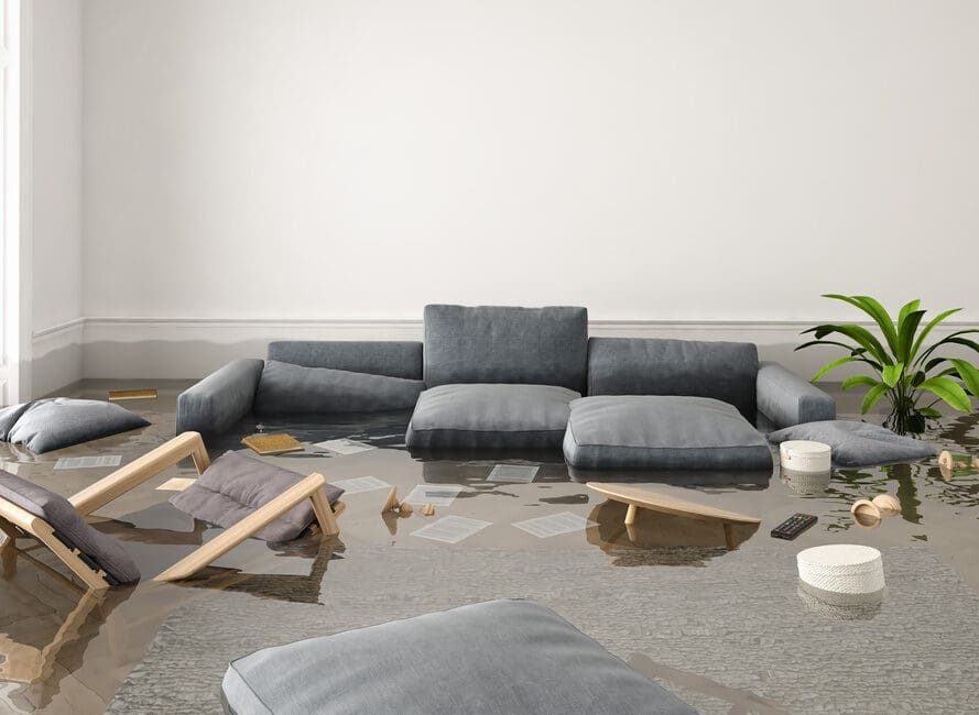 flood in brand new apartment