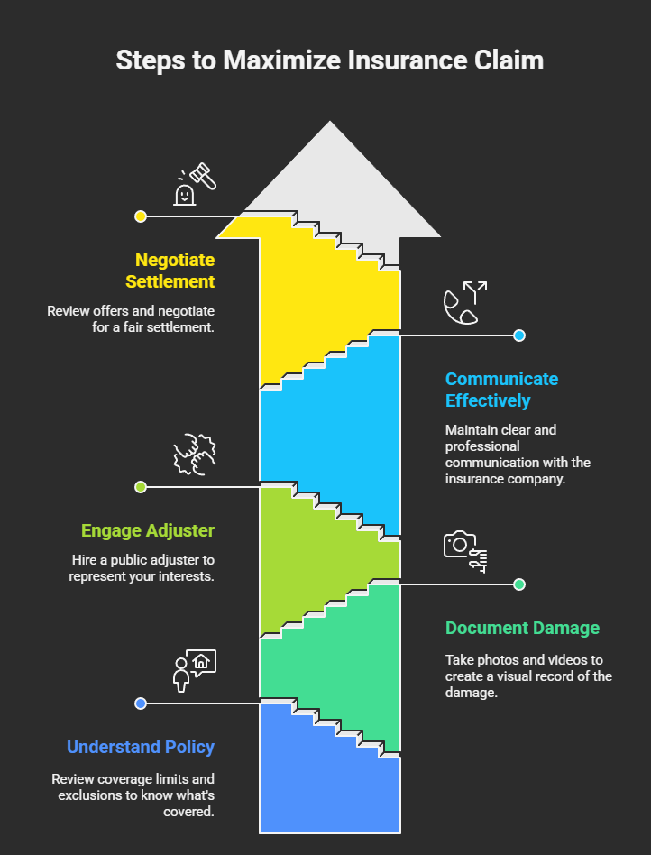 Steps to Maximize Insurance Claim