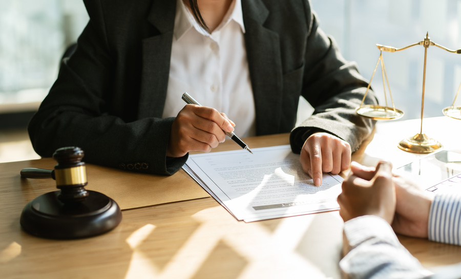 an insurance adjuster working on insurance claims