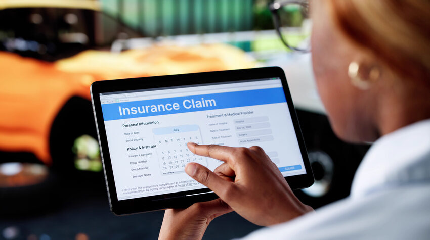 Photo Of African American Agent Filing Insurance Claim.